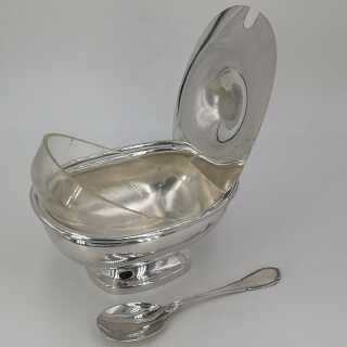 Parmesan bowl in silver from Italy 1944 - 1968