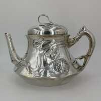 Antique silver teapot Otto Wolter Schwäbisch Gmünd around...