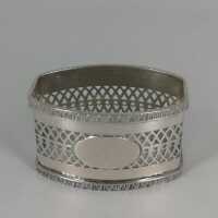 A pair of beautiful openwork napkin rings in solid silver