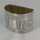 Art Nouveau napkin ring in silver with relief decoration in the Neo Baroque