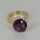 Sehr schöner Damen Ring in Gold mit einem runden Amethysten um 1950/60 
