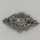 Art Deco Silberschmuck - Annodazumal Antikschmuck: Filigrane Brosche in Silber mit Markasiten kaufen