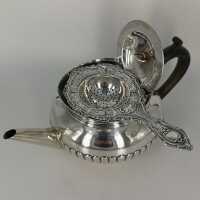 Fancy Neo-Rococo Silver Tea Strainer circa 1890