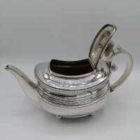 Teekanne in Sterling Silber - Annodazumal Antikschmuck:...