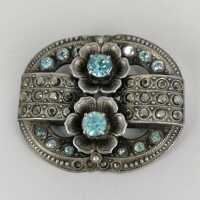 Decorative brooch in silver from the 1940s