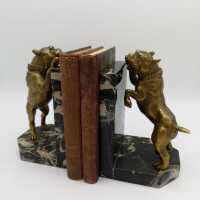 Heavy detailed bookends from the Art Nouveau in bronze...