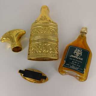 Luxury Perfume Bottle in Gold Plated Sterling Silver from England 1984