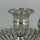 Candlestick with plate in solid silver early 20th century from Italy