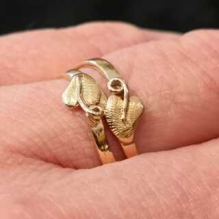 The Ivy in the Sign of Friendship- Ring in Rose Gold