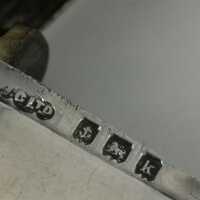Antike Streichholz Dose in Silber mit seltener Emaille Malerei