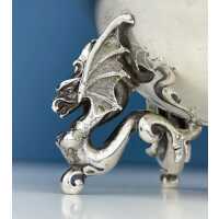 Antique Sauce Boat in Silver from Hanau around 1880 with Griffin and Lions Head