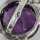 Art Nouveau Lavalier Necklace in Silver with Amethyst and Marcasites