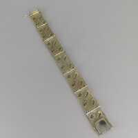 Filigranes Art Deco Damen Armband in Silber mit Paisley Dekor und Markasiten