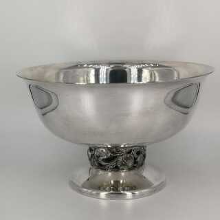 Decorative silver plated art nouveau bowl from the USA around 1910