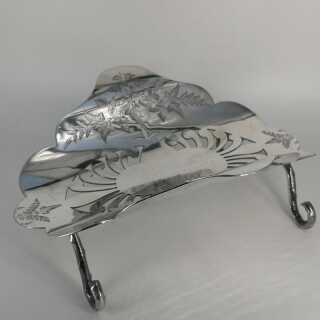 Art Nouveau Napkin or Baguette Tray from Sheffield 1902