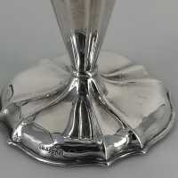 Small Art Deco Vase in Silver by Wilhelm Binder Schwäbisch Gmünd