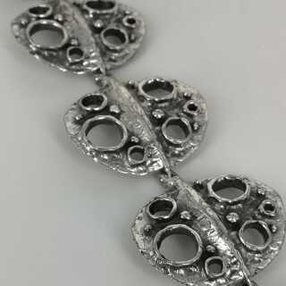 Designer Bracelet in Silver by PERLI in Modernism- Brutalism