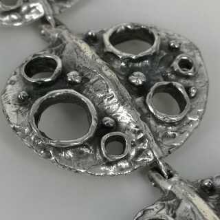 Designer Bracelet in Silver by PERLI in Modernism- Brutalism
