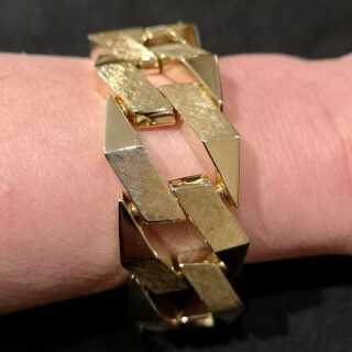 Damen Backstein Armband in Gold - Annodazumal Antikschmuck: Vintage Armbänder in Gold online kaufen
