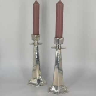 Art Deco Kerzenleuchter in Silber - Annodazumal Antikschmuck: Art Deco Kerzenleuchter online kaufen 