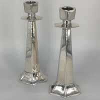 Seltene Art Deco Leuchter in Sterling Silber -...