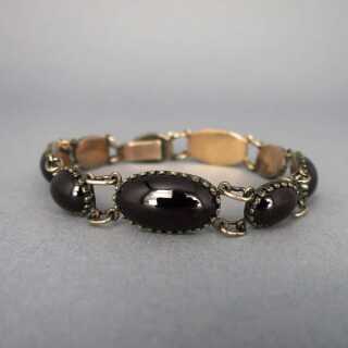 Antikschmuck für Damen - Annodazumal Antikschmuck: Vintage Armband mit Granatsteinen online kaufen