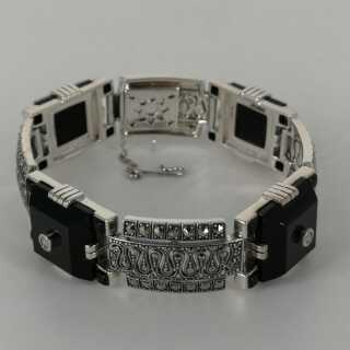 Art Deco Armband in Silber - Annodazumal Antikschmuck: Art Deco Armband online kaufen 