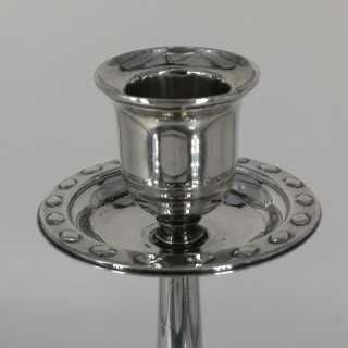Art Deco Kerzenleuchter in Silber - Annodazumal Antikschmuck: Art Deco Kerzenleuchter in Silber online kaufen