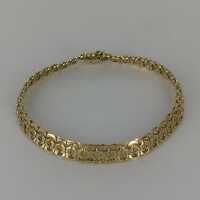 Designer Armband in Gold - Annodazumal Antikschmuck: Designer Armband in Gold aus den 1970er Jahren online kaufen