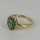 Vintage Ring in Gold mit Smaragd - Annodazumal Antikschmuck:Smaragdring in Gold online kaufen