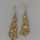 Goldene vintage Ohrringe mit Brillanten - Annodazumal Antikschmuck: Lange Ohrringe in Gold und Brillanten kaufen  