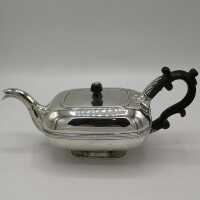Antikes Teeset in Silber - Annodazumal Antikschmuck: 4-teiliges Teeset in Silber kaufen 