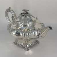 Antike Teekanne in Silber - Annodazumal Antikschmuck:...
