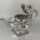Antique Teapot in Silver in the Shape of a Pumpkin from England 1840