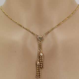 Antikschmuck Halskette in Gold - Annodazumal Antikschmuck: Vintage Lavalier Halskette in Gold online kaufen