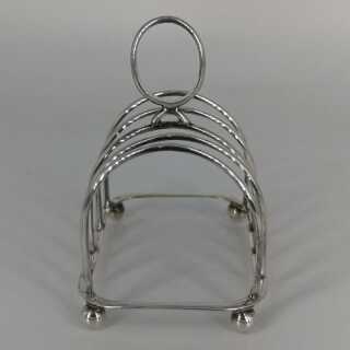 Victorian Toast Rack in Silver from Sheffield 1897