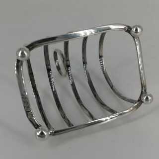 Victorian Toast Rack in Silver from Sheffield 1897
