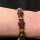 Schönes Damen Armband mit tiefroten böhmischen Granatsteinen