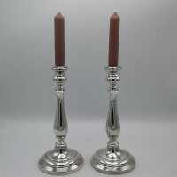 Antikes Tafelsilber - Annodazumal Antikschmuck: Vintage Kerzenleuchter in Silber online kaufen