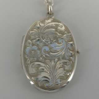 Antiker Silberschmuck für Damen - Annodazumal Antikschmuck: Vintage Medaillon in Silber kaufen