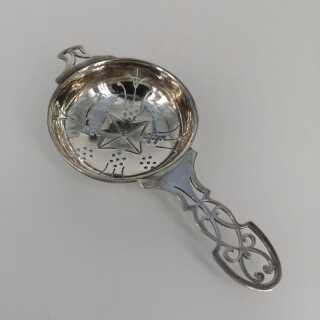 Antikes Tafelsilber - Annodazumal Antikschmuck: Vintage Teesieb in Silber kaufen
