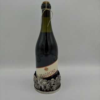 Vintage Weinflaschenhalter mit Weinlaub Dekor