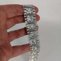 Vintage Schmuck in Silber - Annodazumal Antikschmuck: Brutalismus Armband in Silber online kaufen