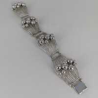 Modernismus Unidor Armband in Silber aus den 1950/60er Jahren