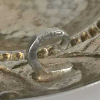 Antike Jugendstil Brosche in Silber aus Skandinavien